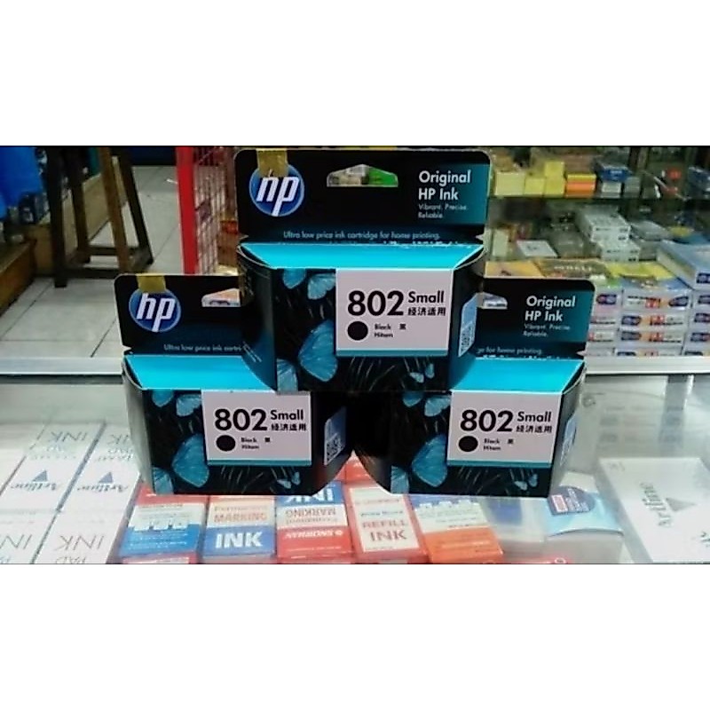 HP TINTA 802 BLACK & COLOR ORIGINAL