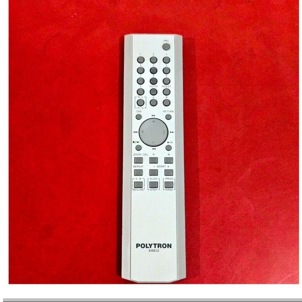 REMOT AUDIO COMPO GRAND VCD / DVD POLYTRON GV 502/3 ORIGINAL KODE 84B832