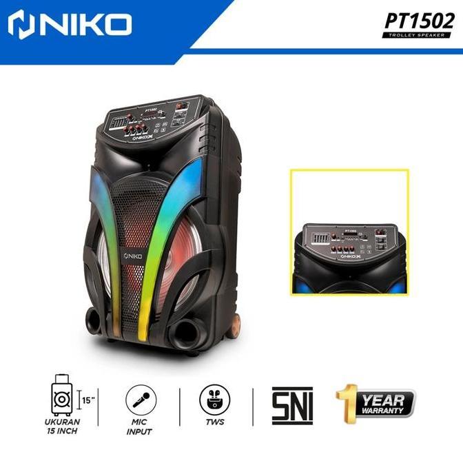 Rg - Niko Speaker Trolley Pt-1501 / Pt-1502 / Pt-1503 / Pt-1504 Ukuran 15 Inch - Rikom Grup Communit
