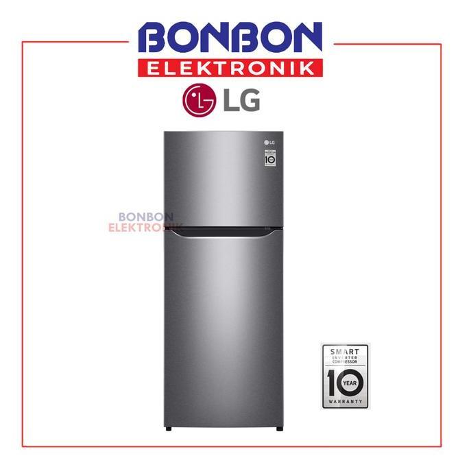 Lg Kulkas 2 Pintu 202L Gn-B202Sqib Smart Inverter / Gn B202Sqib