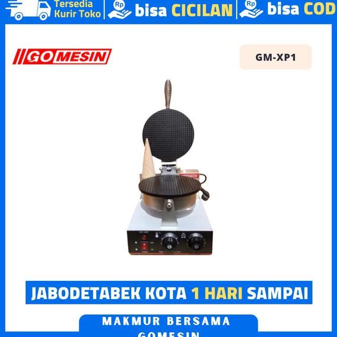 Ice Cream Cone Maker Single Plate Mesin Pencetak Corong Es Krim Gomesin Gm-Xp1