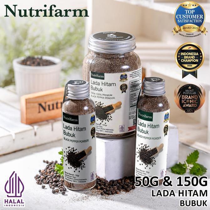 LADA HITAM BUBUK BIJI KASAR BUBUK KASAR ORGANIK 150G BUBUK HALUS