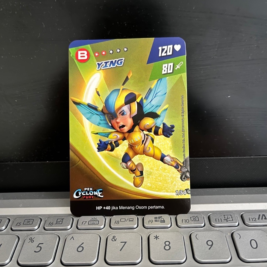 [1 PCS] Kartu Ying no 1/54 Pek Cyclone Fury