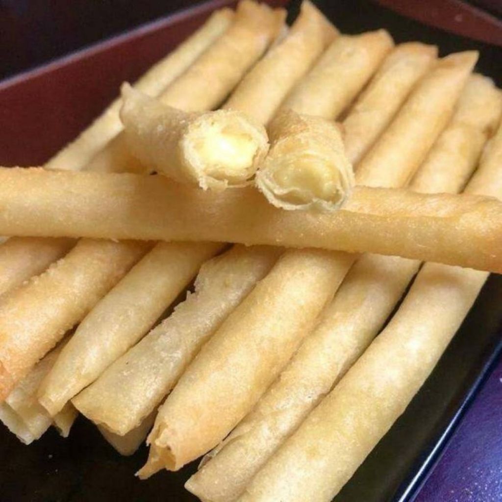 cheese roll, keju gulung lumpia, siap goreng 12 pcs dan 25pcs