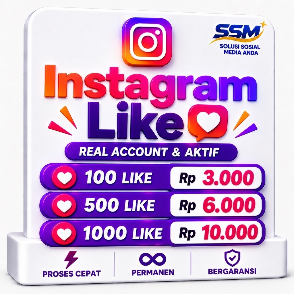 (PROMO)Likes Instagram Permanen bergaransi 1tahun | Tambah Likes IG