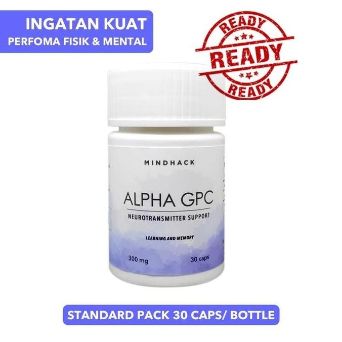 Alpha GPC - Suplemen Obat Otak Choline Nootropics Pintar CDP