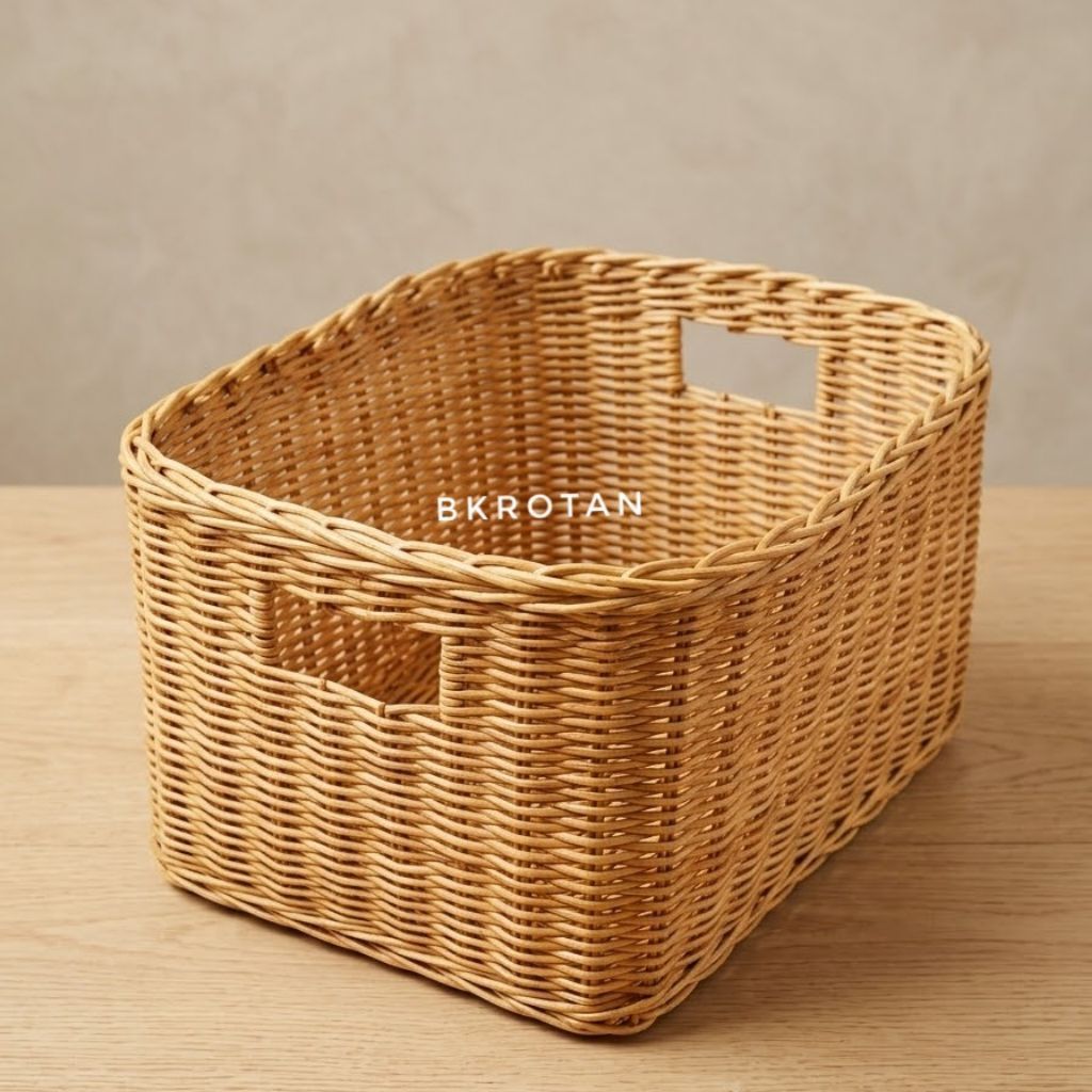 Box storage rotan alam besar