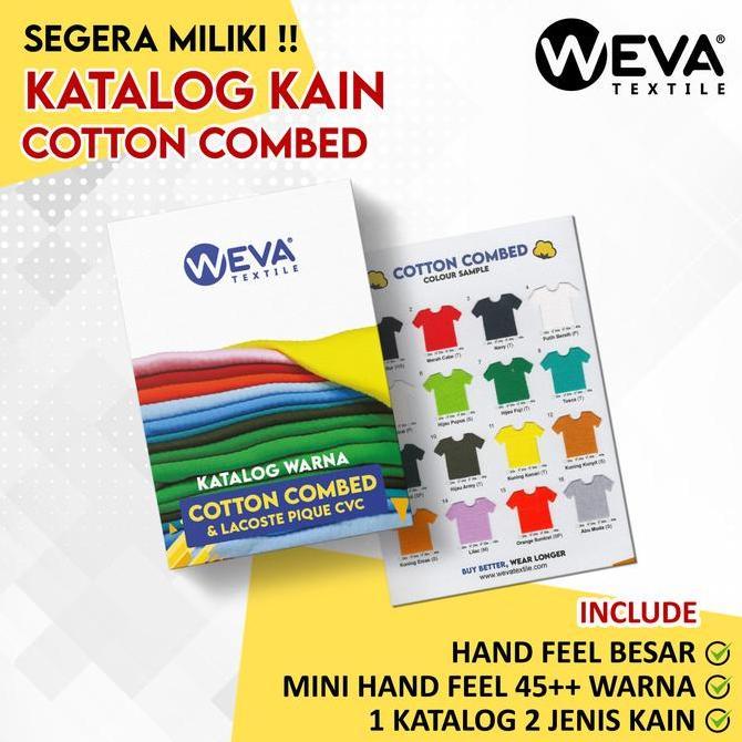 DESFYA11 - BUKU KATALOG PREMIUM SAMPEL WARNA KAIN COTTON COMBED