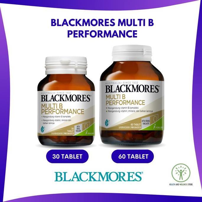 BLACKMORES EXECUTIVE B MULTI B PERFORMANCE B COMPLEX KOMPLEKS 60 TABLET 30 TABLET