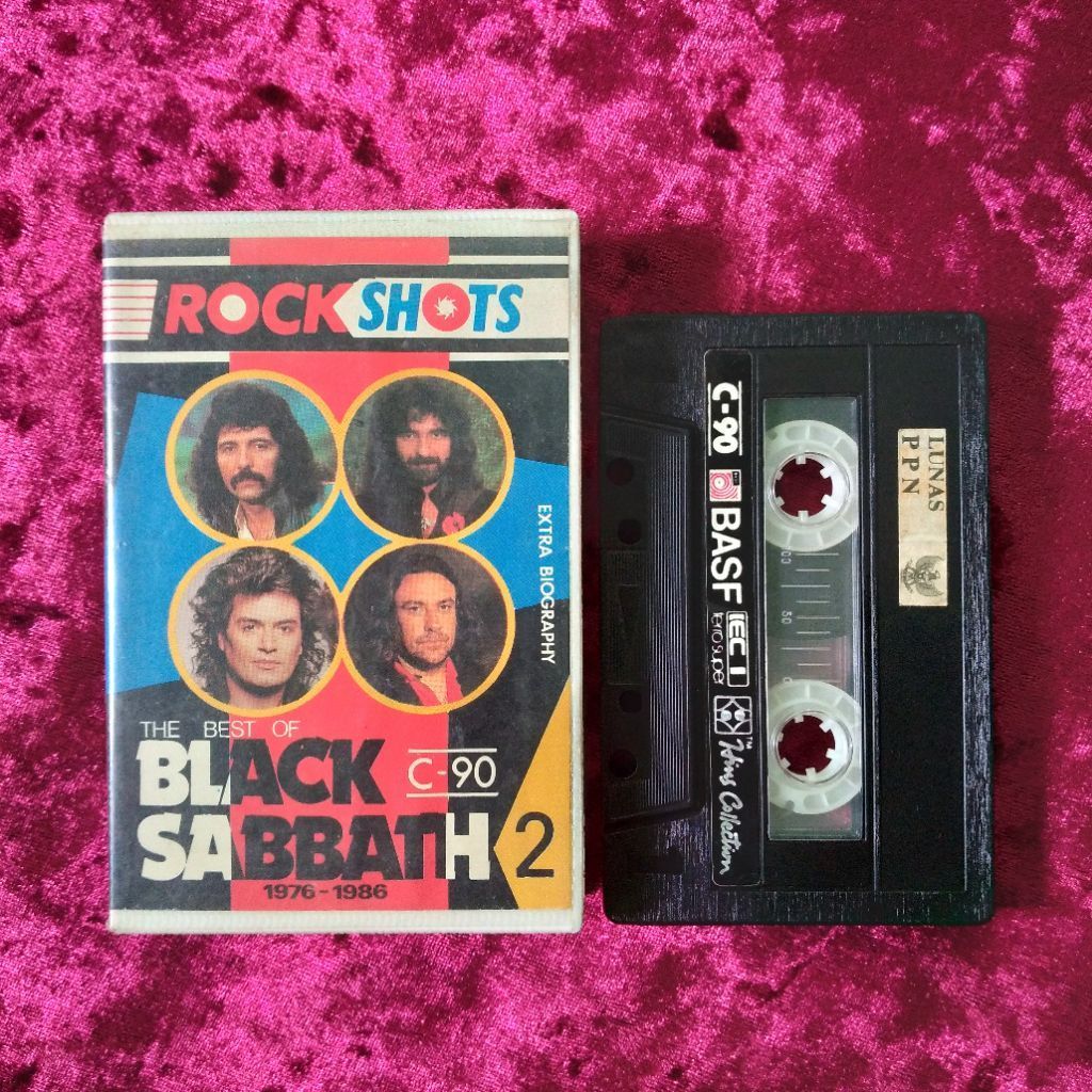 Kaset Black Sabbath - The Best Of 2 (1976-1986) (Rockshots)