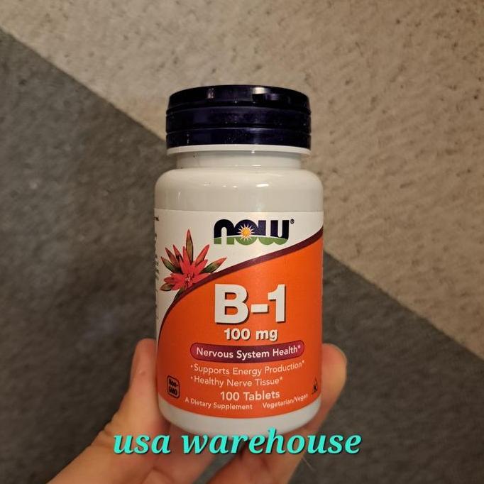 Now B1 100 mg 100 tablet Thiamin vitamin B1