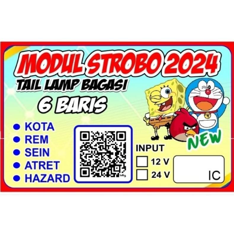MODUL STROBO TAIL LAMP BAGASI 6BARIS 2024