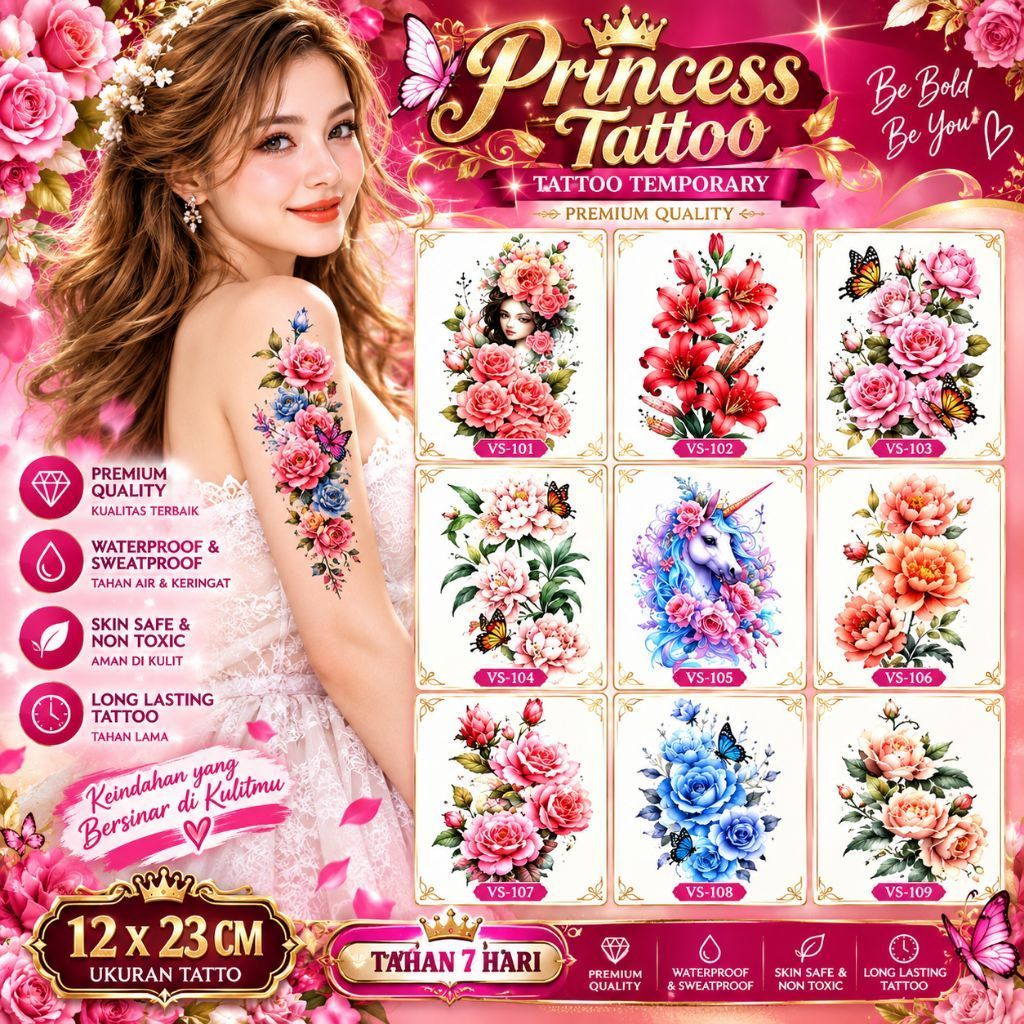 TATTO | Tatto temporer [ Colored tattoo ] Sticker tatto