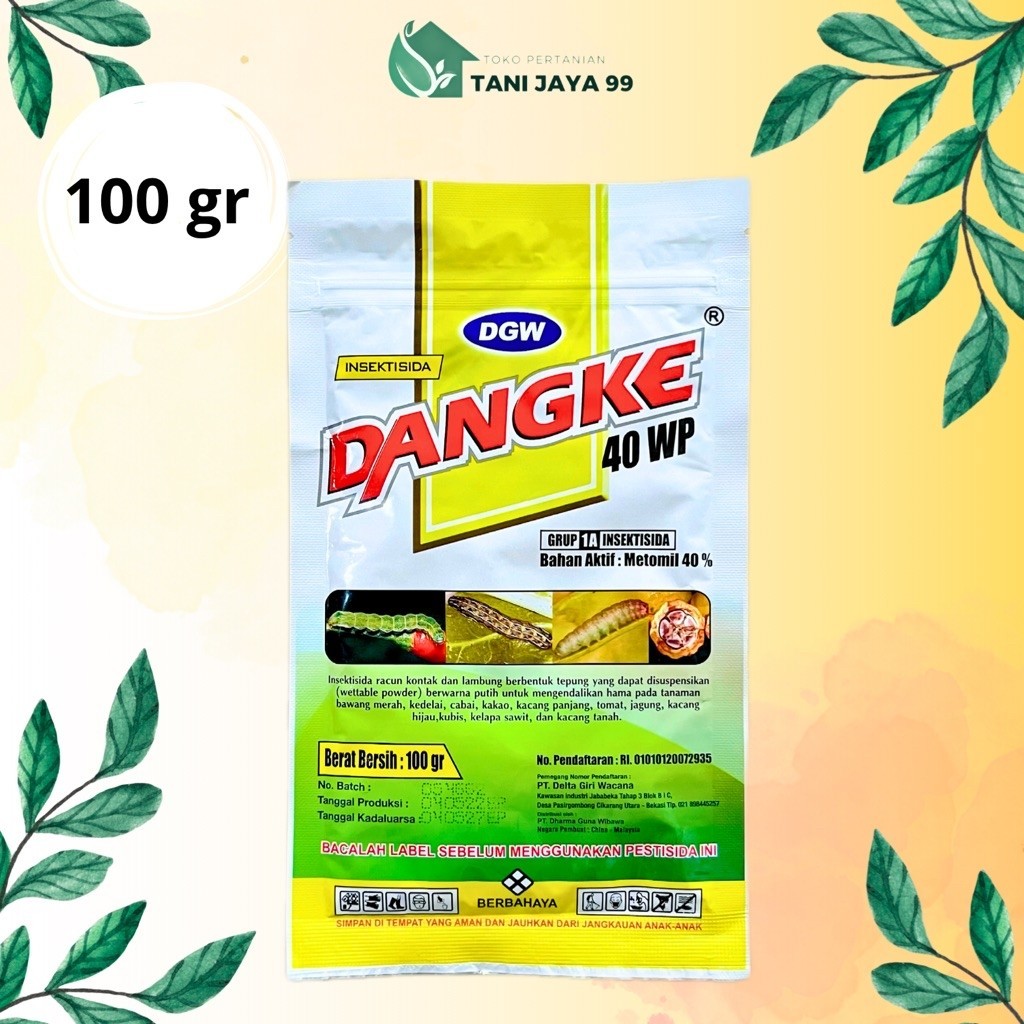 Insektisida Kontak Sistemik Dangke Metomil 40WP 100 gram