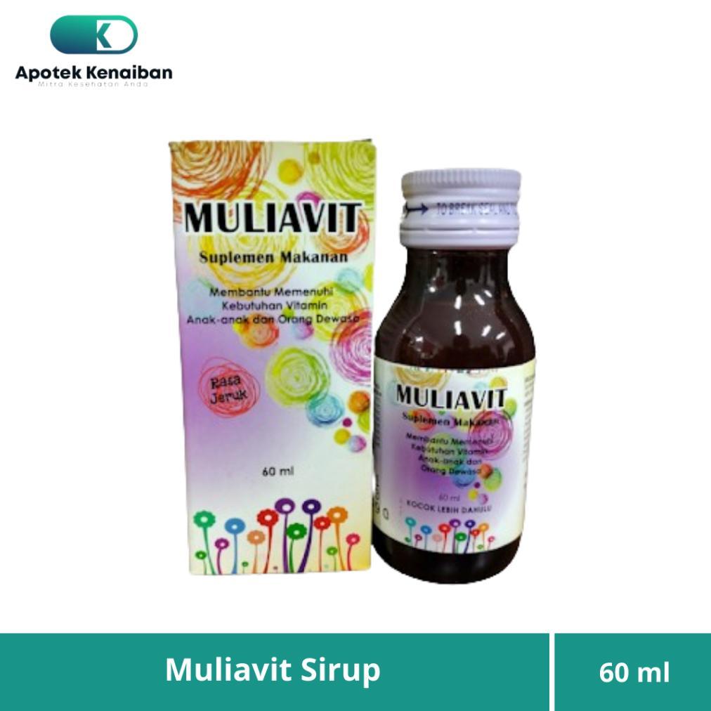 Ready Stock | Muliavit Sirup 60 Ml / Vitamin Penambah Nafsu Makan Anak | Cod