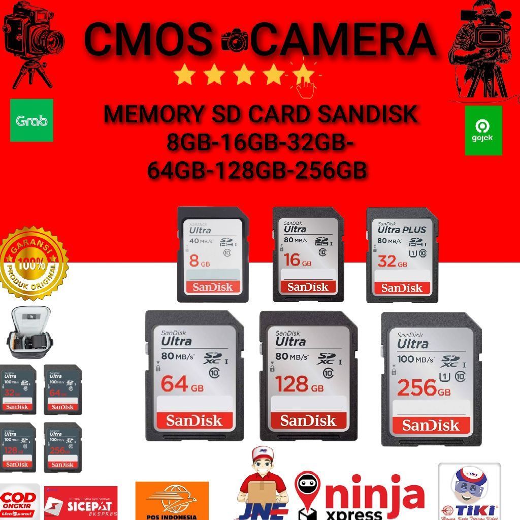 MEMORY CARD SANDISK SDCARD 4GB-8GB-16GB-32GB-64GB-128GB-256GB