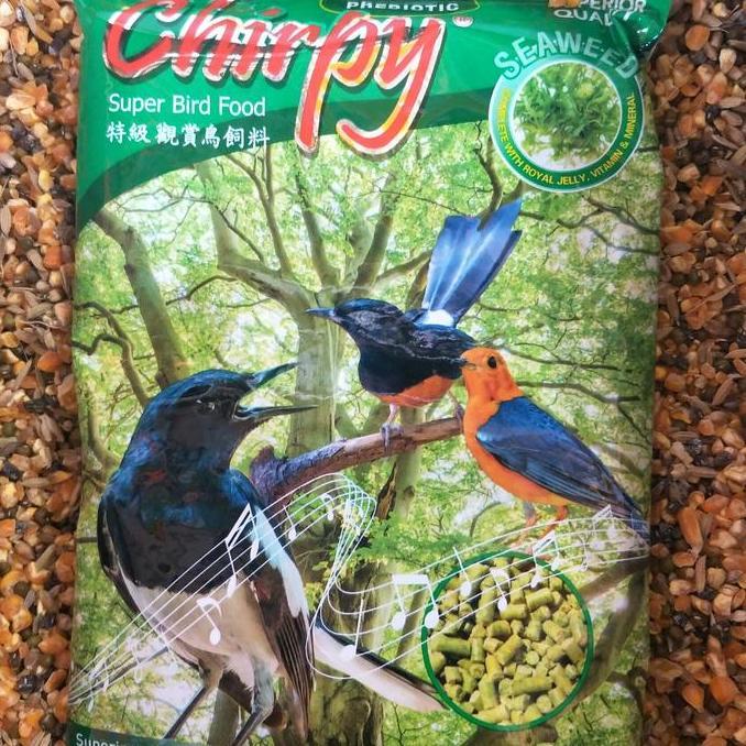 CHIRPY/CHIRPY PAKAN BURUNG MURAI/PAKAN BURUNG KACER/PAKAN BURUNG JALAK