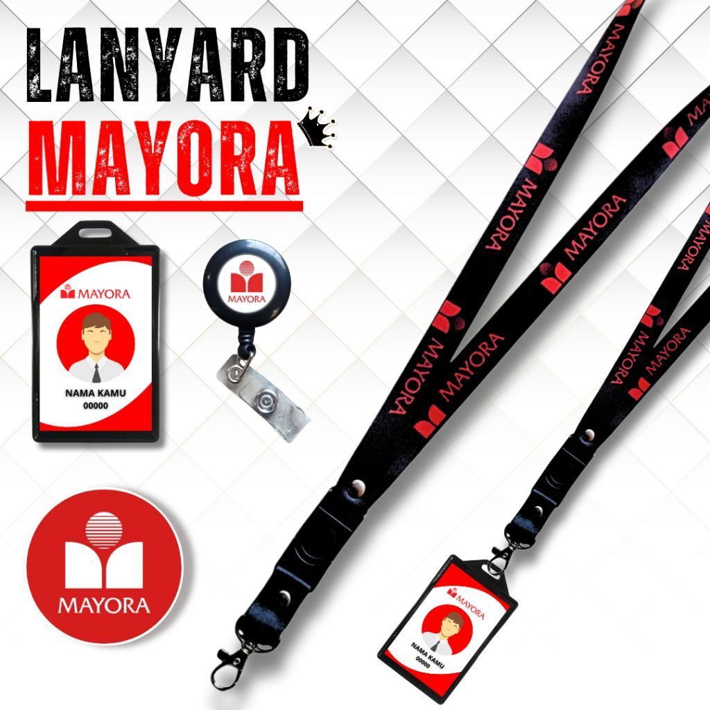 TALI GANTUNGAN MAYORA TERBARU / LANYARD MAYORA PALING MURAH, KUALITAS PREMIUM, SELALU READY!!!!
