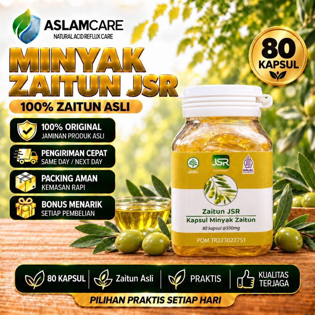 Minyak Zaitun Jsr Original isi 80 Kapsul - Minyak Zaitun dr Zaidul Akbar
