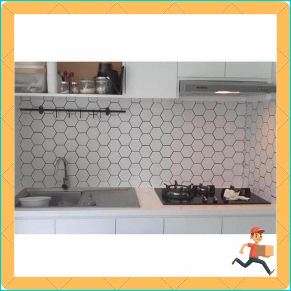Mozaic Hexagonal 30X30 White Matt / Keramik Mozaik Per Lembar Siap Kirim