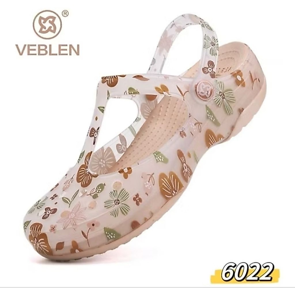 SANDAL MJ VEBLEN MOTIF/MJ VEBLEN BUNGA BESAR NEW/MJ VEBLEN 6022/SANDAL WANITA
