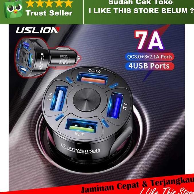 DV241 - Car Charger Mobil Car Charger Quick Charger Handphone Gadget Adapter Adaptor Colokan Hitam