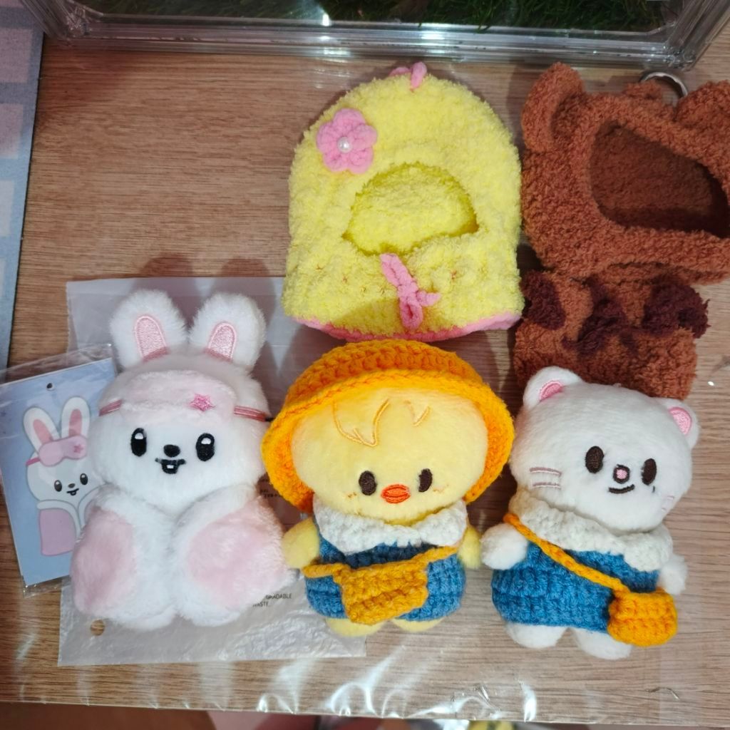 [OFFICIAL] Straykids Skzoo leebit bbokari jiniret ms siolh 10cm plush with clothes