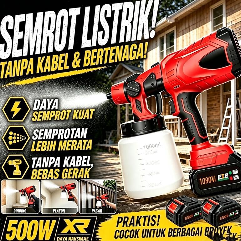 Spraygun Cat Semprot Listrik Electric Spray Gun 1000ML 650W Pistol semprot listrik Paint semprot Cat