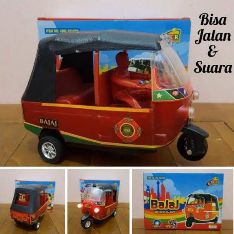 MAINAN ANAK BAJAJ HKR 66-898 / Becak Motor / Becak Nusantara