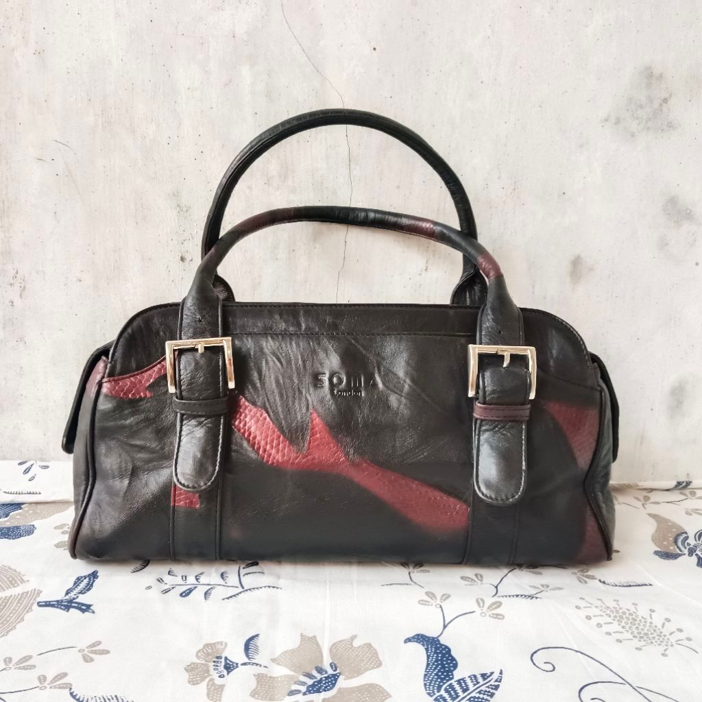 PRELOVED HANDBAG SOMA ( MONZA BAG ) Kulit Asli