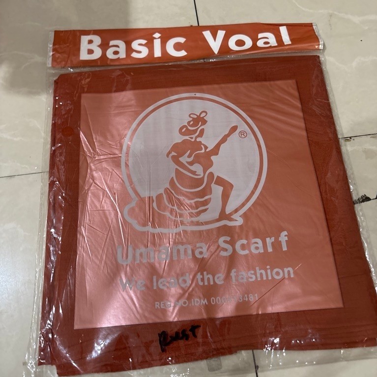 Hijab segi empat Basic voal umma scarf No 2