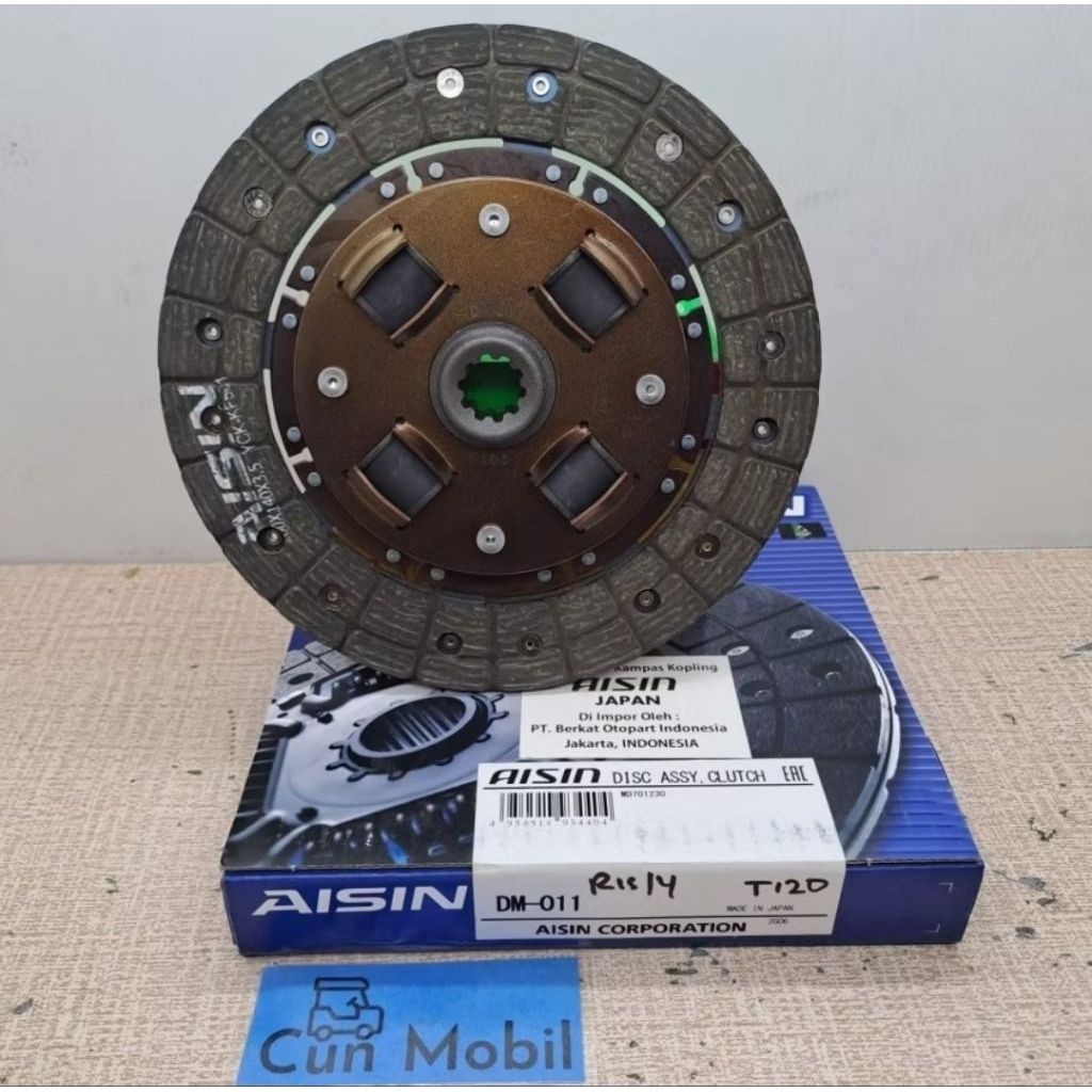 Plat kopling Clutch disc T120 Bensin Lama 78-80 DM011 DM 011 Aisin Jepang