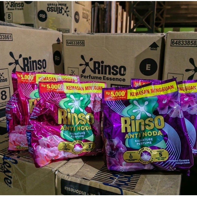 1 DUS RINSO MOLTO DETERGEN BUBUK 5000 AN / PROMO RINSO BUBUK 5000