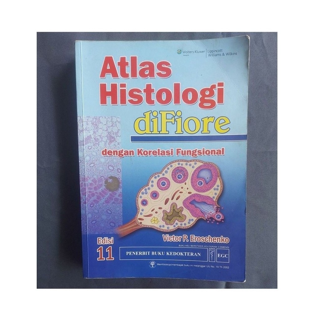 Buku Original Atlas Histologi diFiore dengan Korelasi Fungsional Edisi 11
