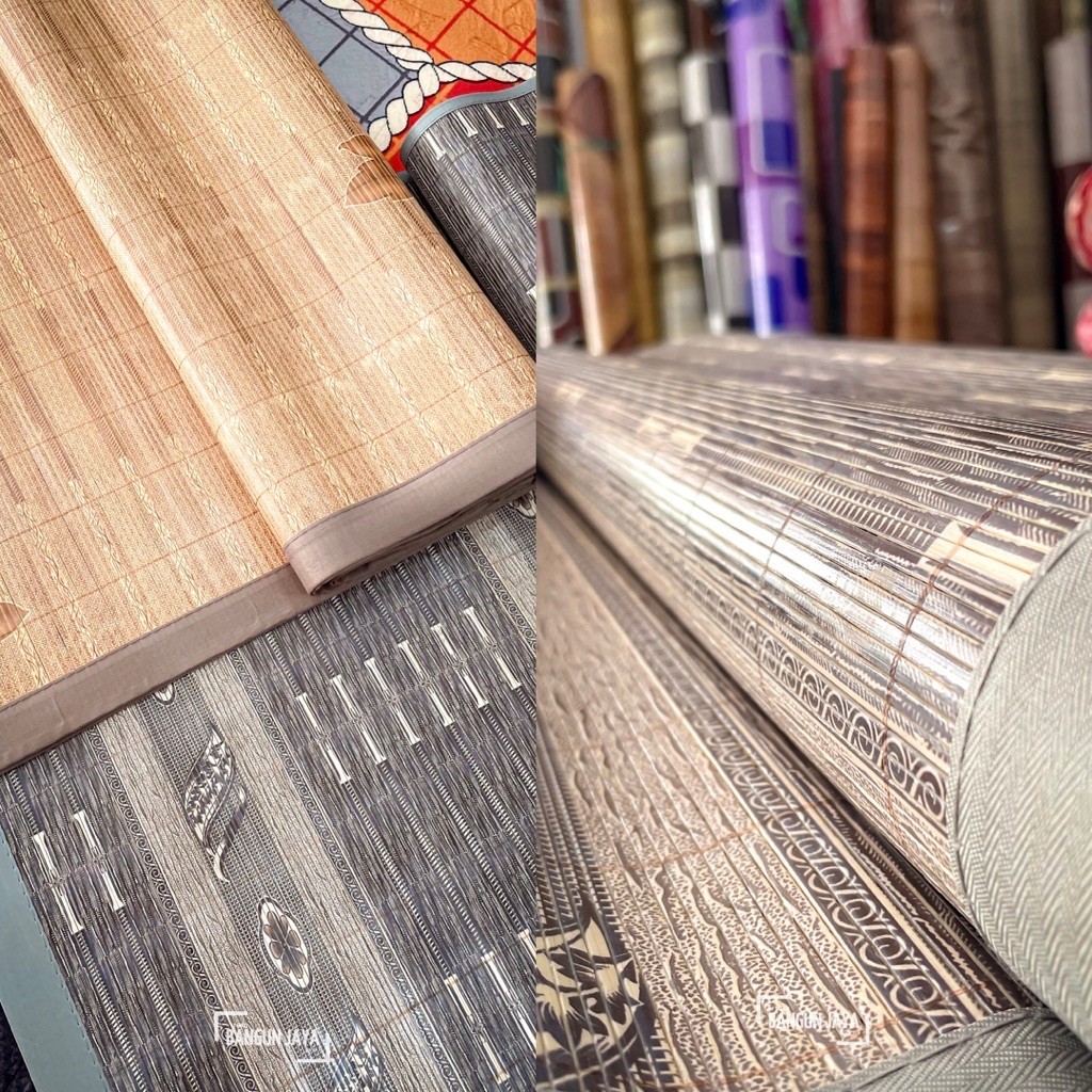 (PENGIRIMAN DARI MARTAPURA)  LAMPIT BAMBU UK 180x200