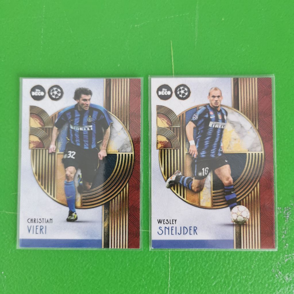 Topps Deco Inter Milan Legends Christian Vieri, Wesley Sneijder