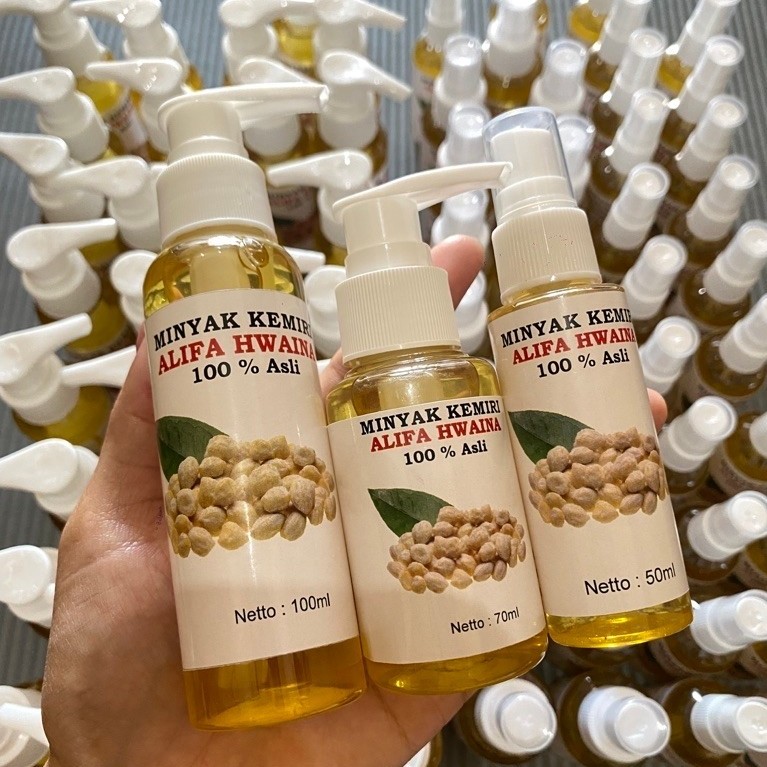 minyak kemiri 100% asli Alifa Hwaina