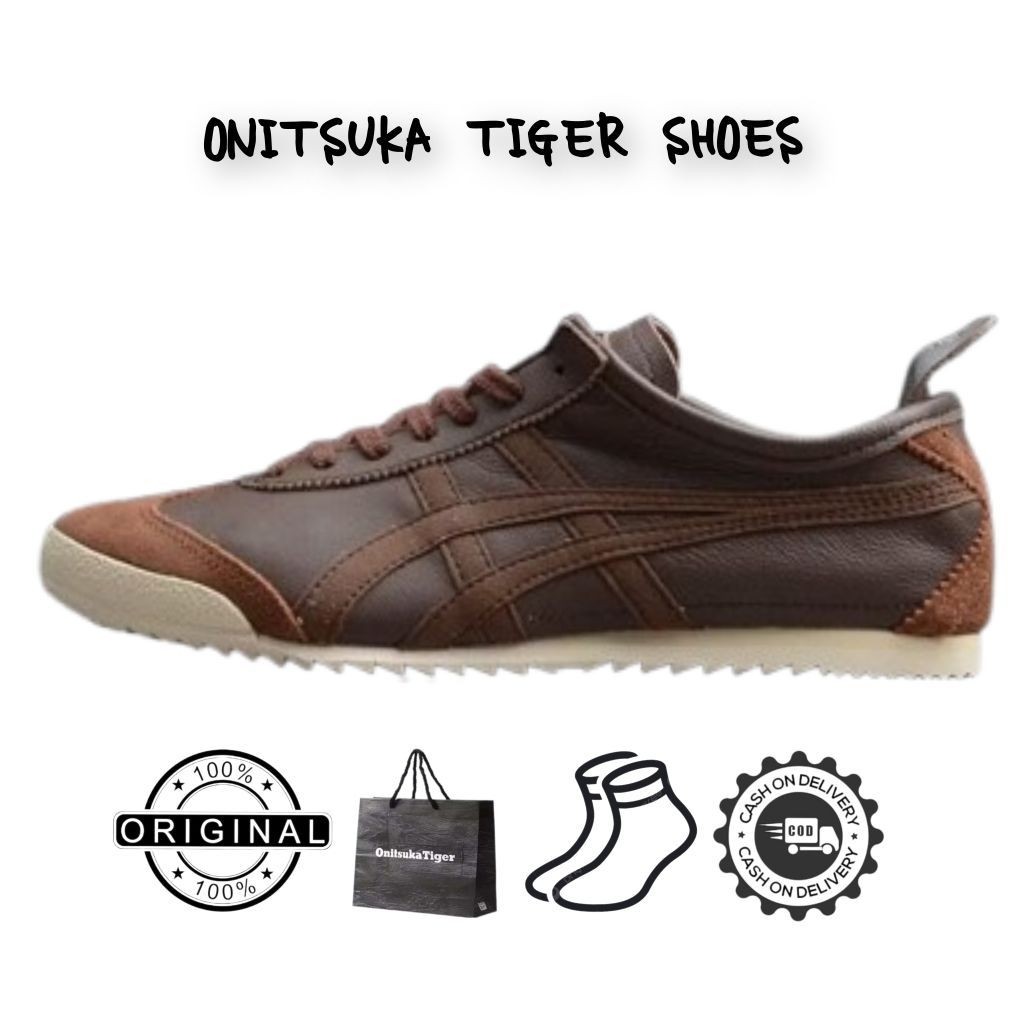 Sepatu Sneakers Onitsuka Tiger Mexico66 Japan Nippon Made Brown/Unisex/Original100%