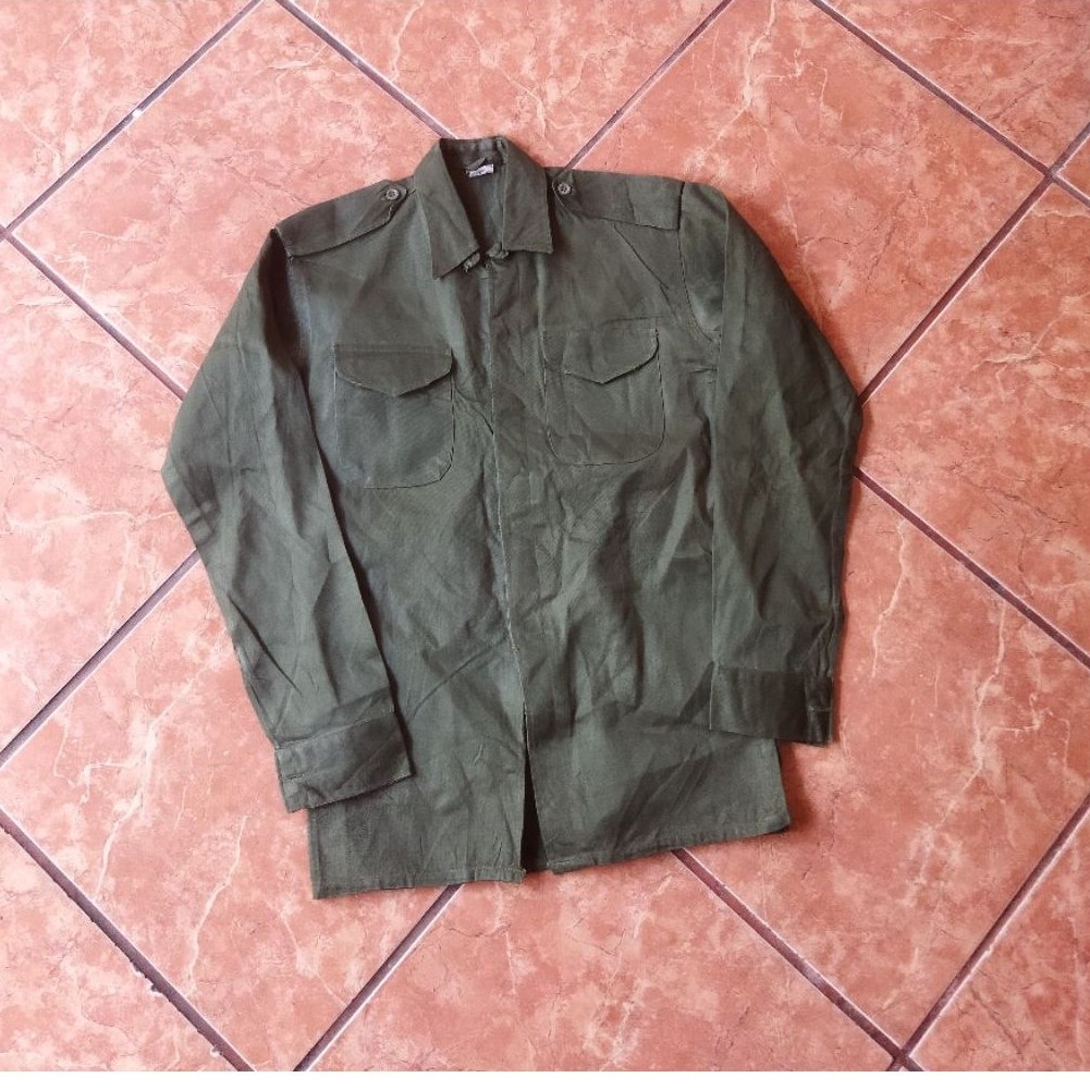 Vintage 1970'S SAF Army Singapore Army Shirt