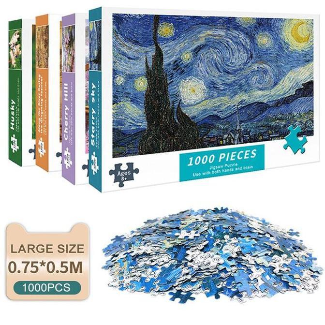 Ready Jigsaw puzzle 1000 pcs paper puzzle / Puzzle JIGSAW 1000 PCS 50 x 70 Cm Puzzle Jigsaw 1000 PCS