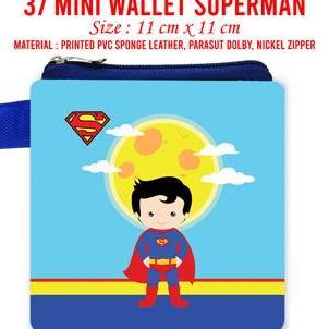 Devani_olshop - Superman Dompet Souvenir Karakter Sling Bag Tas Selempang Mini Wallet