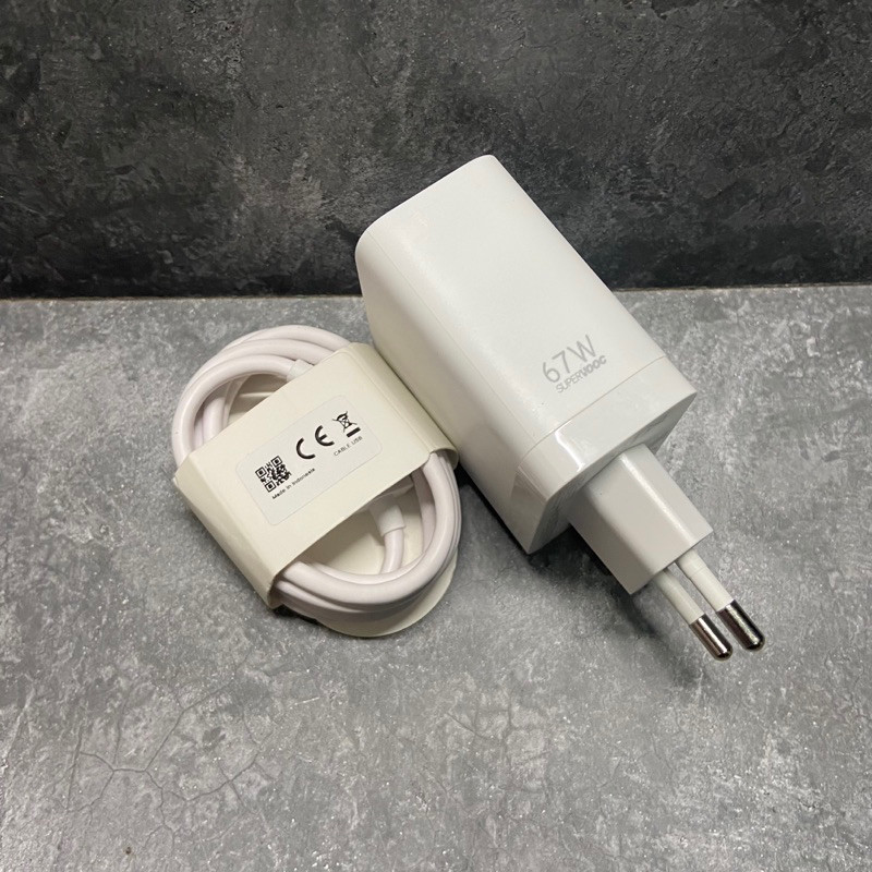 Charger 67 Watt SuperVooc Copotan/Bawaan 100%