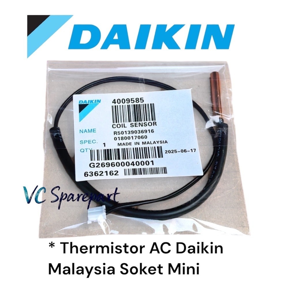 THERMISTOR TERMIS AC DAIKIN INVERTER MALAYSIA FTKC FTKQ FTC 15K ORIGINAL