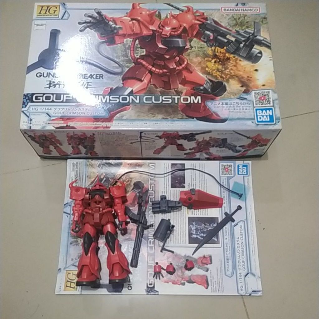HG 1/144 Gouf Crimson Cusom BANDAI