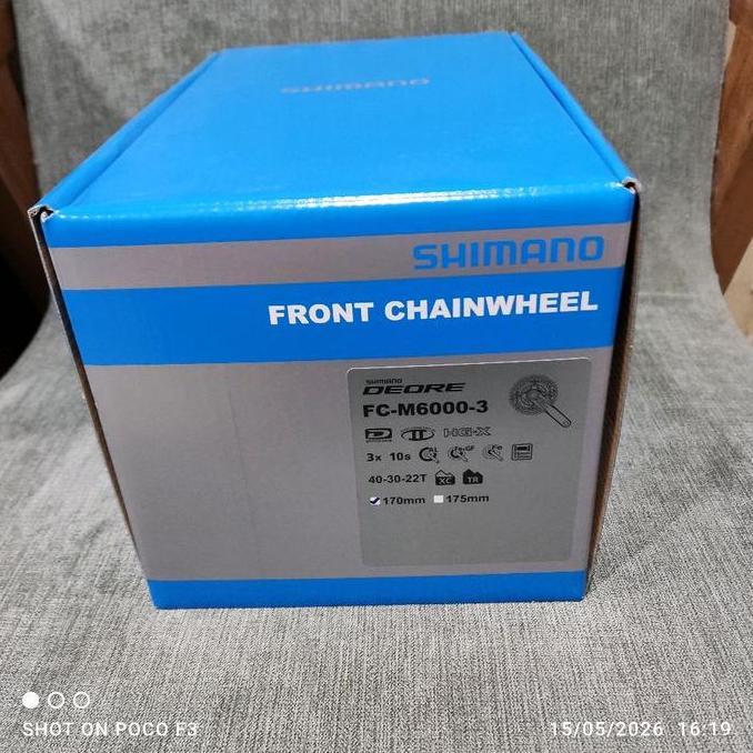Crank Deore M6000 Shimano 3x10 speed