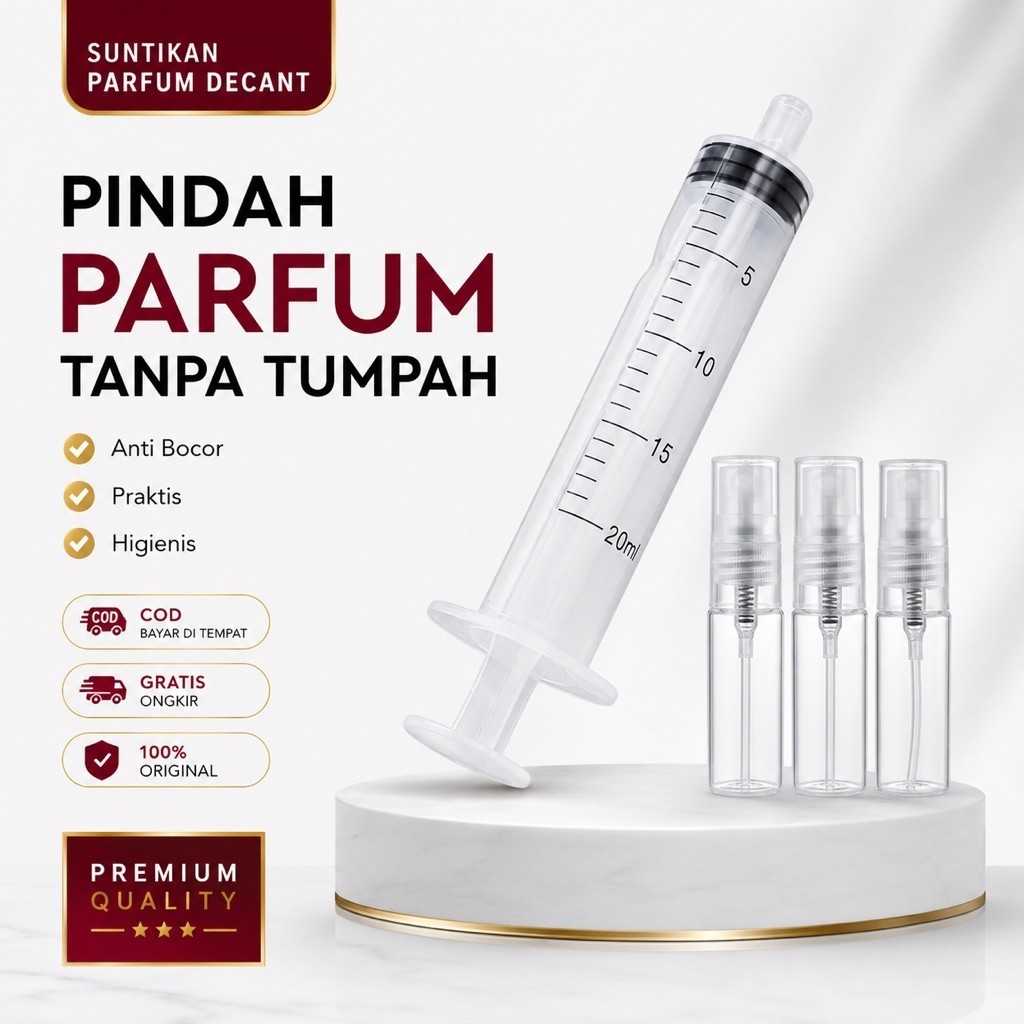 Suntikan Parfum inject parfum 5ml-Mudah Dipakai untuk Pemindahan Parfum