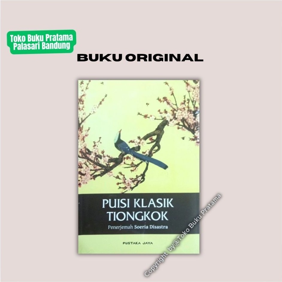 Buku Puisi Klasik Tiongkok - Soeria Disastra - ORI