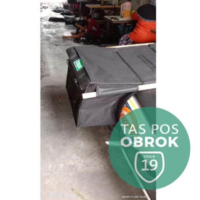 Tas Pos Obrok Jaya Tas Motor Anti Air Tebal Kuat Tas Obrok Pos Kurir Keranjang Motor Kecil Besi