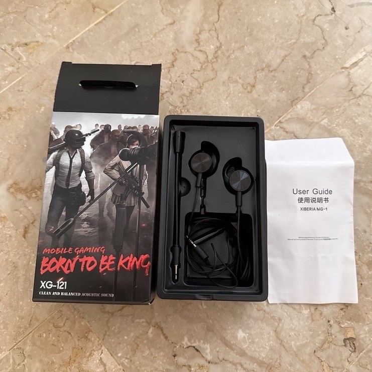 ‼️ NEW & INSTANT AVAILABLE ‼️ XG-121 BLACK HEADSET “BORN TO BE KING “ MOBILE LEGEND #HEADSET #XG-121