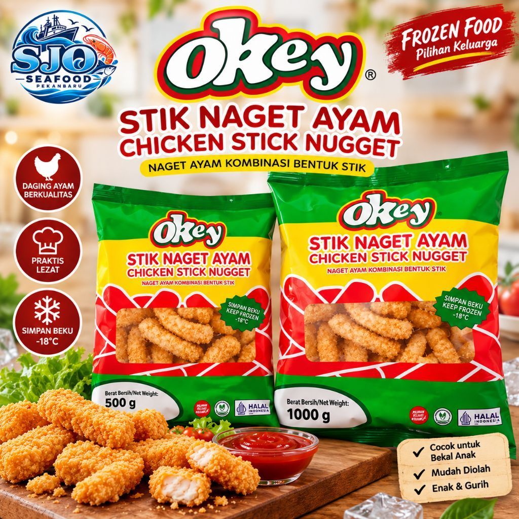 Okey nugget ayam stik 1kg
